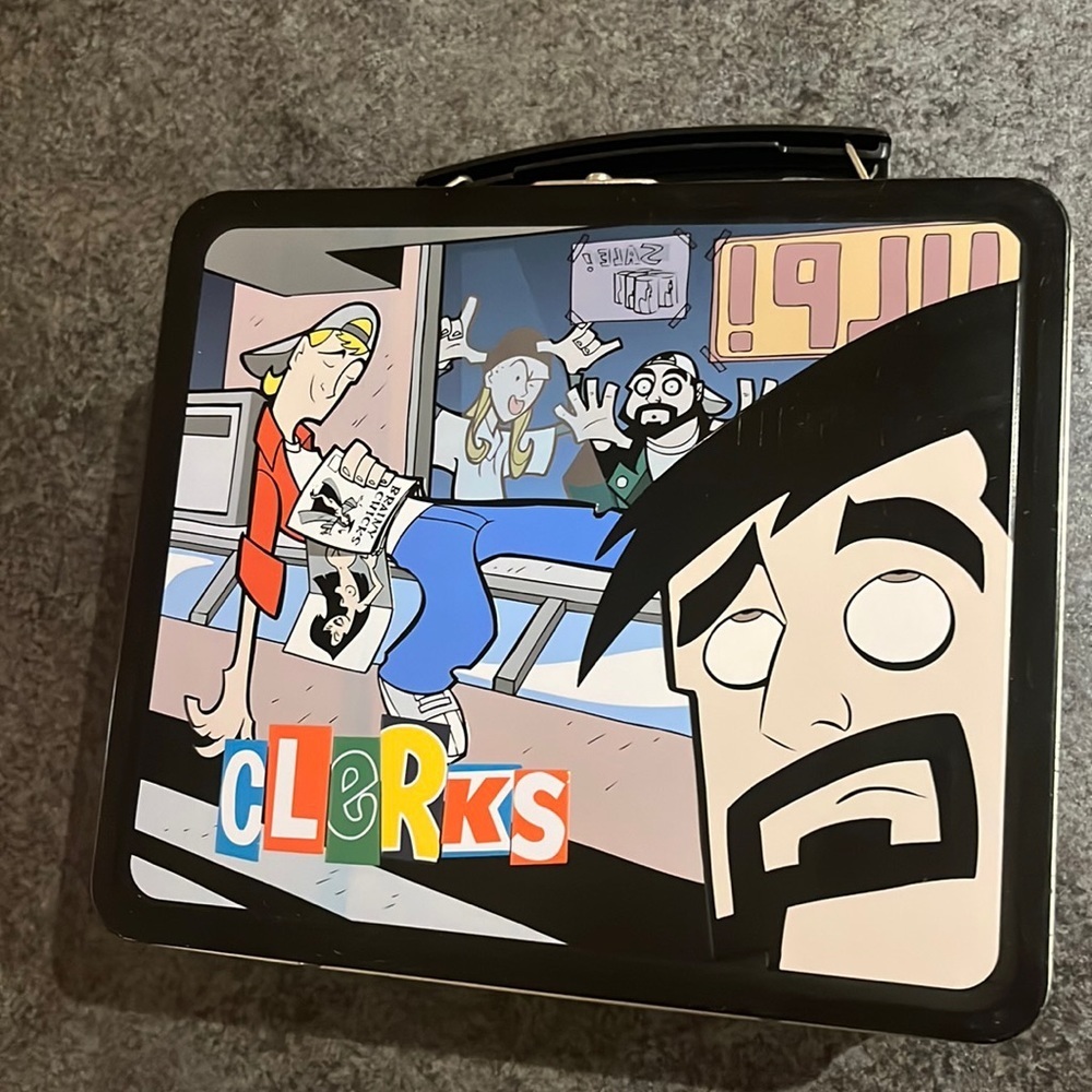 Vintage Clerks Jay and Silent Bob Metal Lunch box